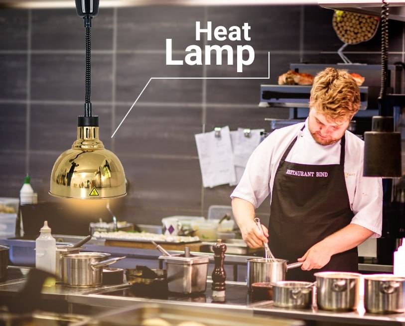 لامپ هیتردار گرمایشی غذا
